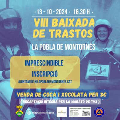 VIII Baixada de Trastos a la Pobla de Montornès – Festes de la Pigota 2024